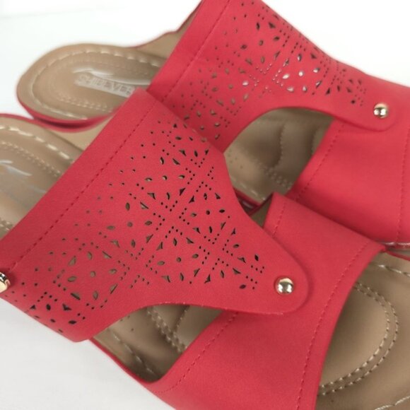 NWOT SHIBEVER Low Comfortable Wedge Platform Sandal Open stow Slip On Sz 39 US 8 - Picture 14 of 16